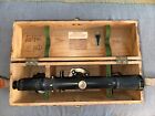 Vintage David White Instruments No  57152 Surveyors Transit W  Wooden Case