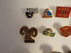 Vintage Canadian Lapel Pins Lot Of 15 Alberta Tourist Attractions Souvenirs