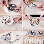 Stainless Steel Dumpling Maker Wrapper Dough Cutter Mould Various Sizes  