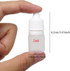 30pcs 2ml Plastic Empty Squeezable Dropper Bottles Portable Eye Drop Bottle Cont