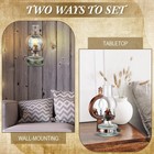 Yexiya 2 Pcs Large Kerosene Lamp Lantern Chamber Oil Wall Mounted Bronze 