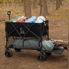 Us Stock Double Decker Wagon 600 Lb 400l Folding Utility Cart 54in Big
