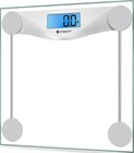 Digital Body Weight Bathroom Scale  6mm Tempered Glass  400 Lbs