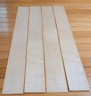 4 Pieces English Sycamore Veneer 3 1 2  X 30  Each Wood Pretty Flat Raw 1 42 