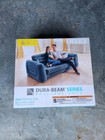 Intex Dura-beam Pull-out Sofa Gray 80x91x26in W built-in Cup Holder