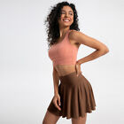 Women s Basic Versatile Stretchy Flared Casual Mini Skater Skirt Usa Stock