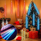 8 Tube Christmas Meteor Shower Rain Light Cascading  Rain Drop Lights Tree Party
