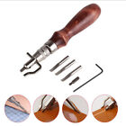 Techtongda Leathercraft Stitching Groover Skiving Edger Beveler Leather Tool Kit