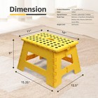 Maxworks Folding Step Stool - 9  Height 330 Lb Capacity - Compact Portable 50969