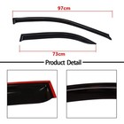 Side Window Deflector Sun Rain Guard 4pcs Replacement For Toyota Camry 2002-2006