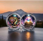 1oz Fine Copper Round  999 Encapsulated Individual 2026 Drago Color Pre-order 