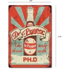 Vintage Soda Pop Sign 8x12 Metal Tin Bar Man Cave Garage Wall Decor Gift
