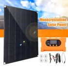 30w Solar Battery Maintainer Waterproof Car Rv Boat Charger 12v Tender Trickle