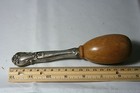 Rare Antique Victorian C1870  Sterling Silver Brown Darner  sewing 