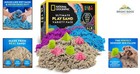 6 Lb  Moon Sand Combo Pack With 2 Lbs  Each Of Blue  Purple  Natural Sand