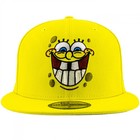 Spongebob Squarepants Big Face New Era 59fifty Fitted Hat Yellow