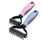 Professional 2-sided Pet Grooming Brush   Undercoat Rake     Dog   Cat Deshedding