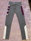 Pink Victoria   s Secret Ultimate Leggings Small Gray Colorblock Pockets