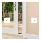 Petsafe Sliding Glass Patio Door Pet Door Flap Panel Insert For Small Dog 