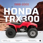 Red Front Fender Flaps Flare Mud Guard For 88-00 Honda Trx300 Trx 300 Plastic