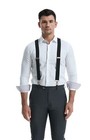Menblack Suspenders For Heavy Duty Swivel Hooks X-back Adjustable Brace