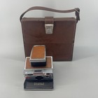 Polaroid Sx-70 Land Camera With Leather Case Vintage - Untested