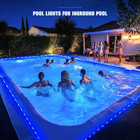 200 Led Solar Pool Lights For Above Ground  66 Ft Ip65 Waterproof Pools Lights O