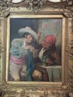 Robert Kemm Brittish Fabulous 19th Century Original Antique Oil Painting On Wood
