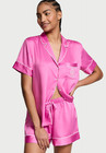 Victoria s Secret Glazed Satin Ombr   Short Sleeve Pajama Set