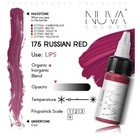 Nuva Colors Lips  175 Russian Red 0 5oz Permanent Makeup Ink Pigment Pmu New