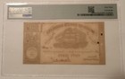 Civil War Era North Carolina Raleigh 1863 50 Cents Treasury Note Ch Unc 63 Pmg