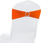 Pack Of 10 Spandex Chair Sashes With Slider Buckle For Wedding   Event Decor    