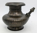 Indian Antique Bronze Holy Water Pot Lota 19th Century