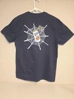 Miller Lite T-shirt Spider Web Logo On Back
