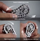 Fidget Toy Roller Chain Metal Hand Spinner Edc Anxiety Stress Relief Adult Gift