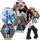 10 Pairs Five Toe Socks Polyester Crew Men Women  Breathable Moisture-wicking