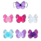 Adorable Floral Newborns Photography Props Flower Angel Wing Butterfly Charm
