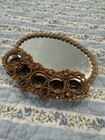 Vintage Matson Stylebuilt Vanity Ormolu Lipstick Perfume Jewelry Mirror Tray 