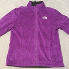 The North Face Osito Fleece Jacket Womens Medium Purple Full Zip Soft Outdoors