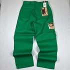 Y2k Nos Dickies Double Knee Loose Fit Work Pants Green Mens 36x34 Nwt