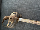 Pre- Wwi Imperial Prussian M1889 Etched Blued Signed Cavalry Officer s Sword