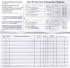 12 Checkbook Transaction Registers 2025-2026-2027 Calendars Check Book Bank    