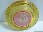 Vintage The Magnificent Riviera Hotel Casino Amber Glass Ashtray Las Vegas Mcm