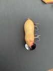 Vintage Heddon Meadow Mouse Fishing Lure Molded Body Leather Tail