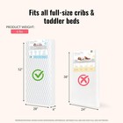 Dream On Me Breathable Full-size Firm Foam Crib Toddler Mattress Dual-sided