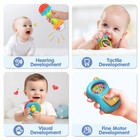 Iplay  Ilearn 10pcs Baby Rattles Toys Set  Infant Grab Shake Rattle  Easy Hold S