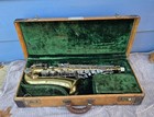 Vintage Elkhart Alto Sax  buescher Built   21a 1956 Project  Video Spring Flaw