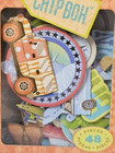 K   Company Happy Trails Chip Box Vacation Themed Chipboard New 48 Pieces
