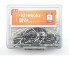 100pcs Baitholder Bait Hook High Carbon Steel Silver Long Shank Fishing Hooks