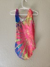 Leotard Gk Simone Biles Gymnastics Child Small Racerback Excellent Multicolor